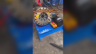 การสาธิตเครื่องย้ำสายไฮดรอลิกแบบพกพา 12–24V