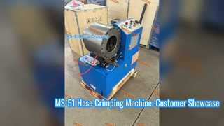 เครื่องย้ำสายยาง MS-51: ตู้โชว์สำหรับลูกค้า
