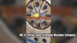 เครื่องย้ำสายยาง ซีรีส์ MS-51: การสาธิตการทำงานของการย้ำสายยาง